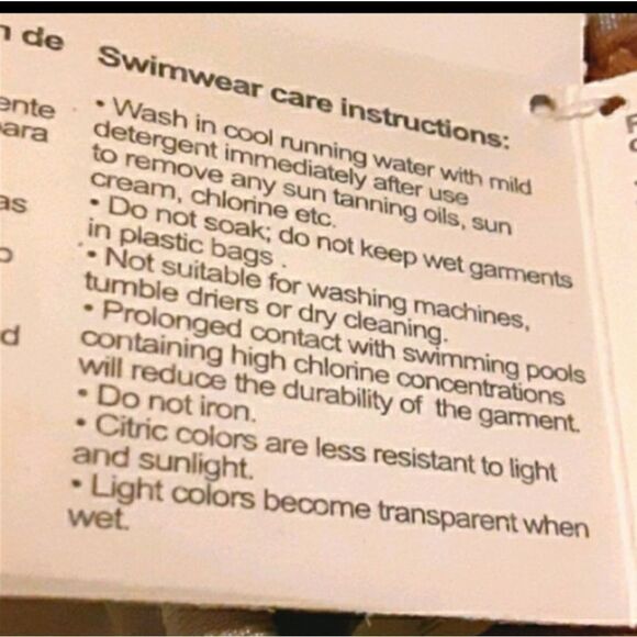 Cia Maritima Beachwear Silver Green & Purple Verde Tanga Bikini Set Size M - Picture 13 of 15